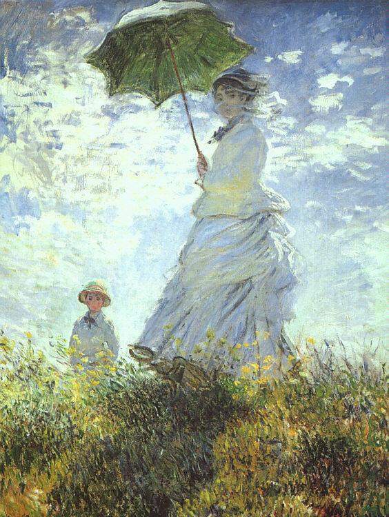 Claude Monet Woman with a Parasol France oil painting art